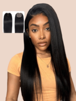 Lumivive Upgrade 4x0.75 T Part Closure Black Yaki Human Hair Closure