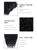 Lumivive 3 Pcs/Pack Messy Curly Human Hair Bundle Indian Deep Curly Texture - Image 2