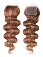 Lumivive Honey Blonde Piano Highlighted Body Wave 4Pcs Bundles With Closure - Image 5