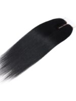 Lumivive Upgrade 4x0.75 T Part Closure Black Yaki Human Hair Closure - Image 5