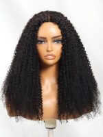 Lumivive Maxreal Half Wig 2x4 Lace Part Black Kinky Curly Wig - Image 3