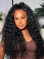 Lumivive Water Wave Flip Over Beginner Half Wig With Glueless Drawstring