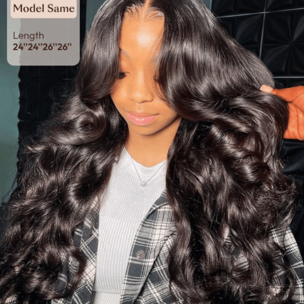 Lumivive 4Pcs Brazilian Human Hair Bundles Deal Free Shipping