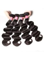 Lumivive Hair Unprocessed Frontal Lace With 4pcs Body Wave Remy Hair Bundles - Image 6