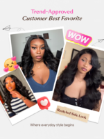 Lumivive Bye-Bye Knots™ 7x5 Lace Body Curls Wig with Feathered Layers & Invisi Drawstring 180% Density - Image 3