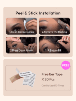 Lumivive 13x4 Bye Bye Slip™ Lace Frontal Dark Chocolate Brown with Caramel Highlights Body Wave Wig with Side Part Bangs - Image 9