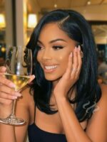 Lumivive Bye-Bye Knots™ 7x5 Lace Side-Part Yaki Straight Wig with Blowout Feathered Layers - Image 2