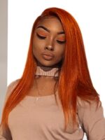 Lumivive Hair #350 Color Virgin Hair Weave Ginger Hair 1 Piece Hair Bundle Body Wave Straight - Image 7