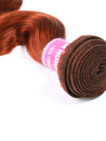 Lumivive Hair #350 Color Virgin Hair Weave Ginger Hair 1 Piece Hair Bundle Body Wave Straight - Image 5